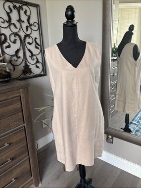 Tan Shift Dress